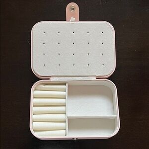Elegant Pink Jewelry Organizer Box